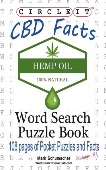Circle It Cannabidiol CBD Facts Word Search Puzzle Book