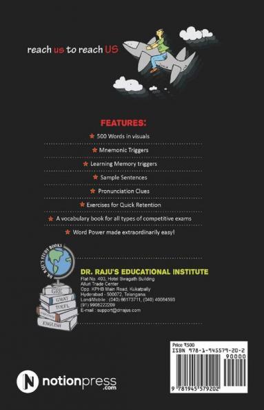 Vocabulary In Visuals:Gre And Sat Word Power With Memory Tricks