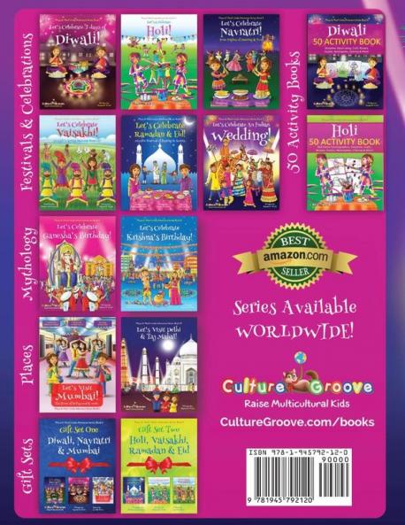 Let's Celebrate An Indian Wedding! (Maya & Neel's India Adventure Series Book 9) (Multicultural Non-Religious Culture Dance Baraat Groom Bride Horse Mehendi Henna Sangeet Biracial Indian American FamiliesPicture Book GiftGlobal Children)