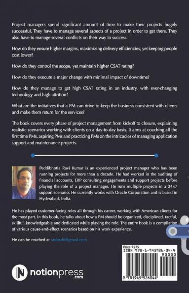 Life Of A Pm In Support And Maintenance:Managing Projects In Application Support And Maintenance Business