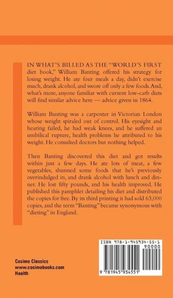 Letter on Corpulence