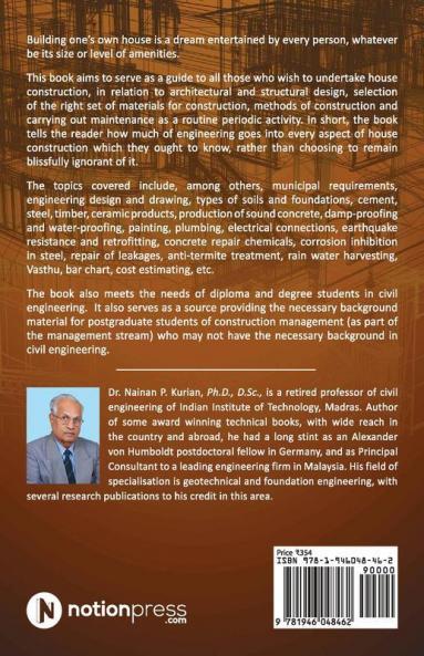 A House Builder’S Handbook Building Materials Construction And Maintenance Essential Technical Information For Laymen Undertaking House Construction And For The General Use Of Students