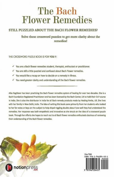The Bach Flower Remedies: Crossword Puzzle Book