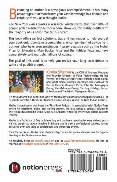 First Book: Practical Tips From Best-Selling Authors On Writing Your First Book