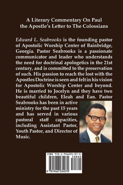 Colossians: A Literary Commentary on Paul the Apostle's Letter to The Colossians: 15 (Expository)