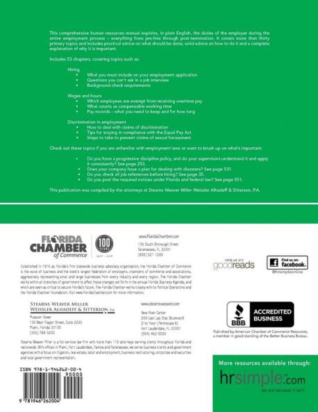 Florida Employment Law Manual (HR Compliance Library)