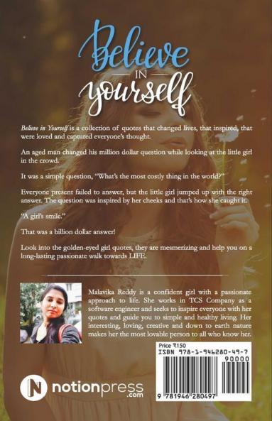 Believe In Yourself : Walk With Confidence