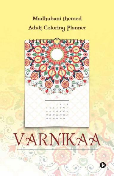 Varnikaa: Madhubani Themed Adult Coloring Planner