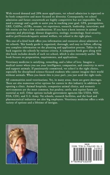 Vet School: Preparation Application Admission (Comprehensive Health Care)