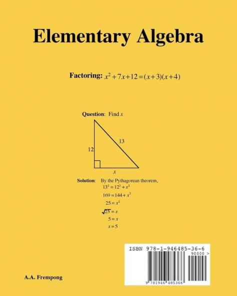 Elementary Algebra