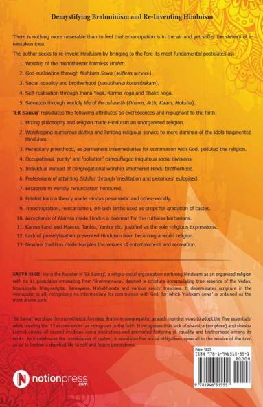 Demystifying Brahminism and Re-Inventing Hinduism : Volume 2 - Re-Inventing Hinduism
