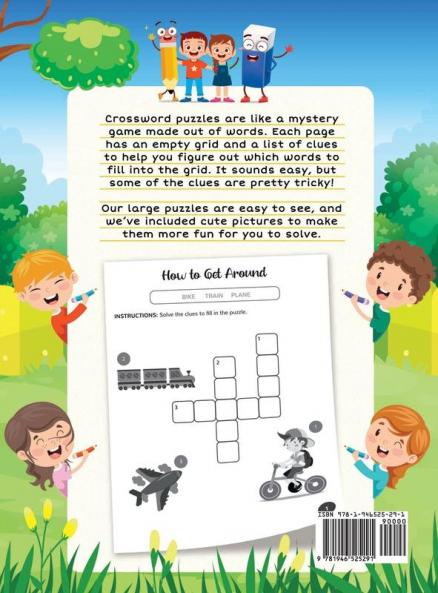 101 Fun Crossword Puzzles for Kids