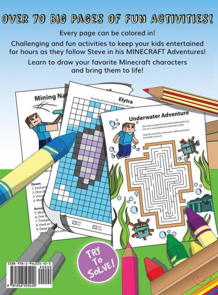 Awesome Minecraft Activity Book: Whimsical Art for Kids