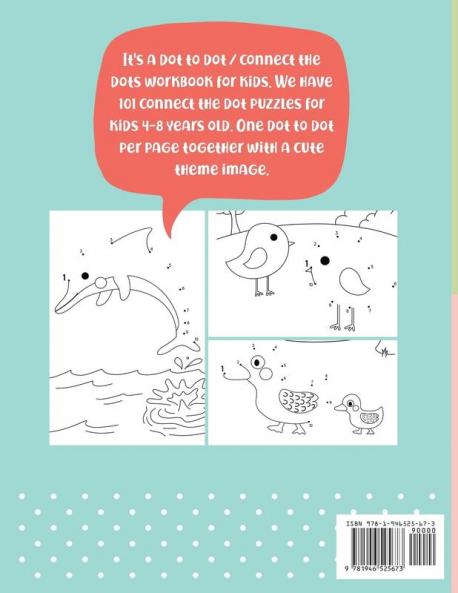 Dot To Dot Books For Kids Ages 4-8