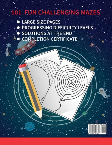 Maze Puzzle Book for Kids 4-8