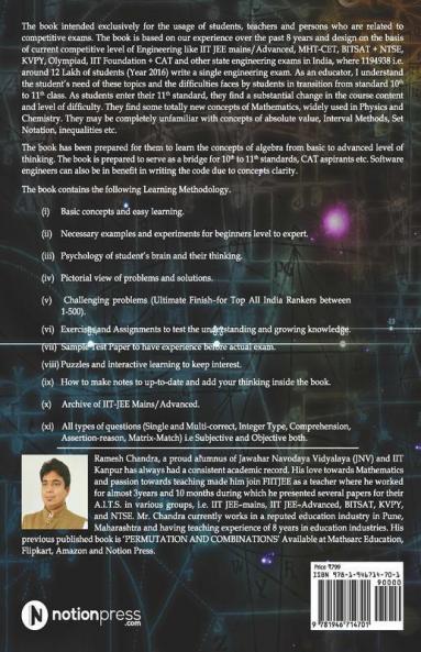 Mathematics The First Step: The Beginner’S Choice For Engineering Exams Preparation. Book For Jee Mains/Advanced Ntse Kvpy Olympiad Iit Foundation + Cat