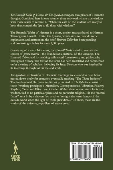 The Emerald Tablet of Hermes & The Kybalion