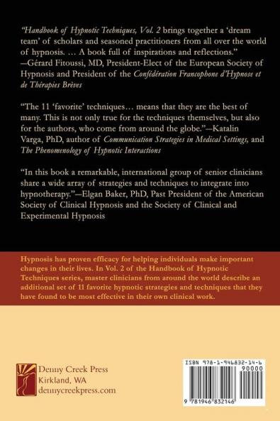 Handbook of Hypnotic Techniques Vol. 2
