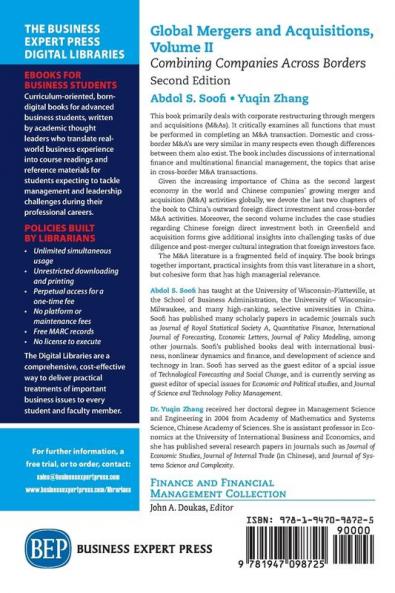 Global Mergers and Acquisitions Volume II