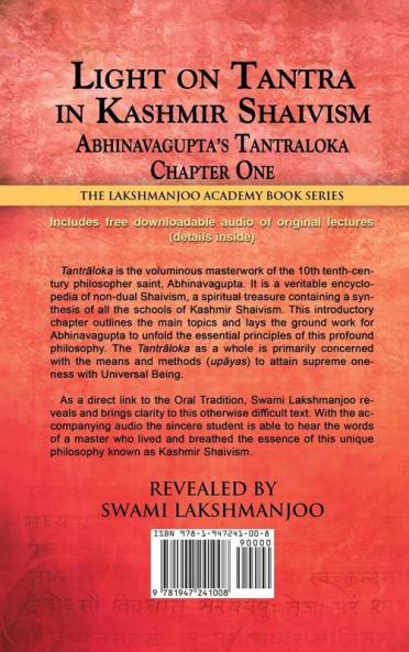 Light on Tantra in Kashmir Shaivism