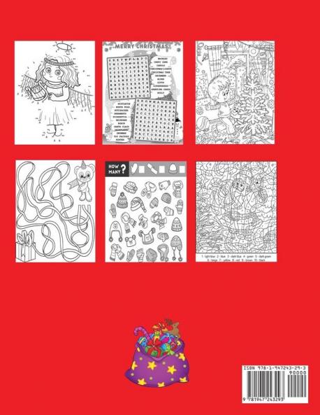 Christmas Activity Book for Kids