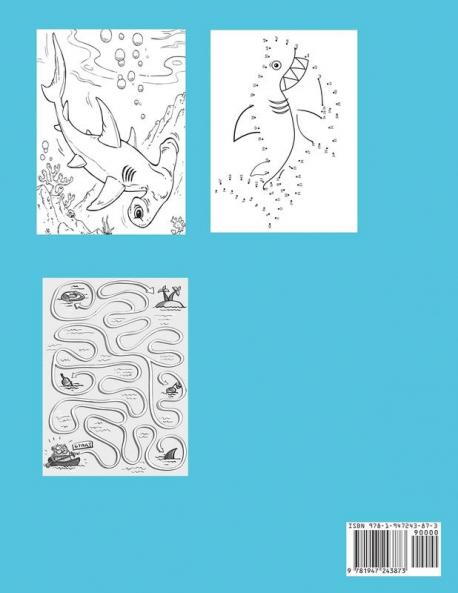 Shark Coloring and Activity Book