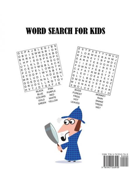 Word Search for Kids 6-8