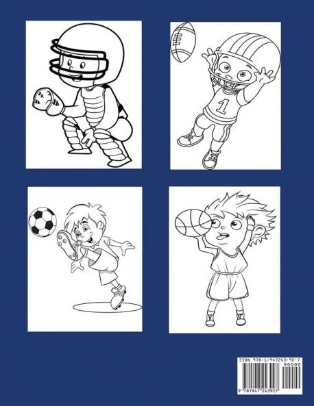 Sports Coloring Book