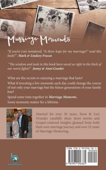 MARRIAGE MOMENTS