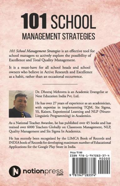 101 School Management Strategies Towards Effective Quality Management System In Schools