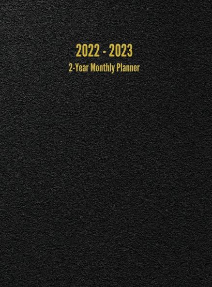 2022 - 2023 2-Year Monthly Planner