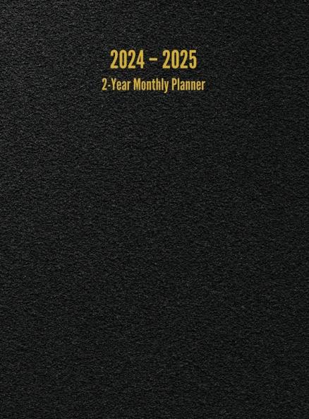 2024 - 2025 2-Year Monthly Planner