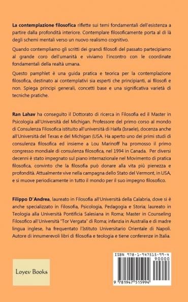 Contemplazione Filosofica: Teoria e tecniche del contemplativo