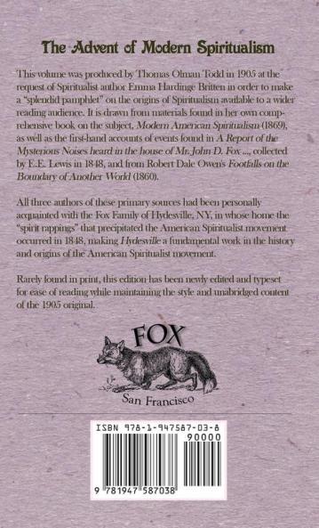 Hydesville: The Story of the Rochester Knockings which Proclaimed the Advent of Modern Spiritualism