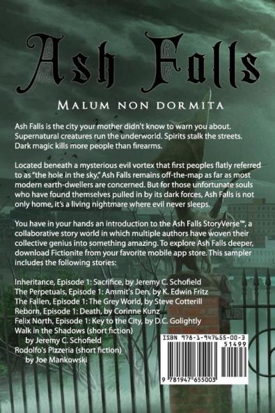 Ash Falls: Sampler Volume 1: 3 (Fiction Vortex Sampler)