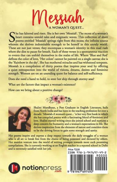 Messiah: A Woman'S Quest…
