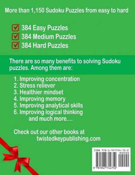 1150] Sudoku Puzzles: Easy Medium Hard