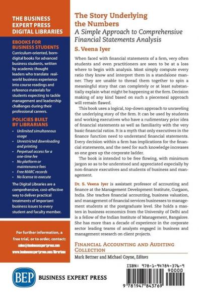 The Story Underlying the Numbers