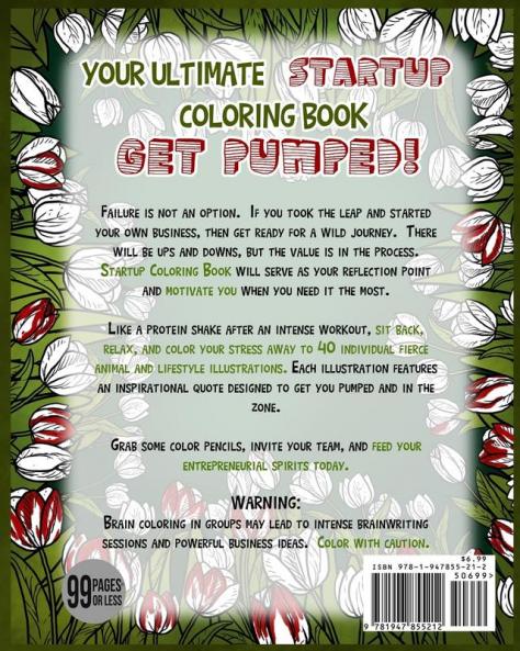 Start Up Coloring Book Get Pumped: Inspirational Quotes for Entrepreneurs
