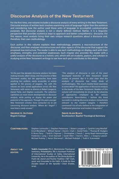 Discourse Analysis of the New Testament Writings