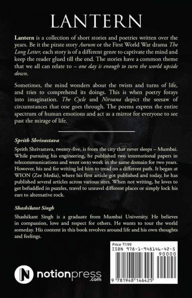 Lantern : A collection of short stories and poetries