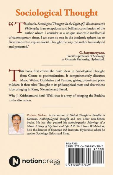 Sociological Thought : In the Light of J. Krishnamurti's Philosophy