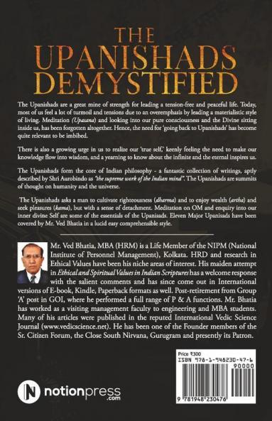 The Upanishads Demystified : Ethical Values