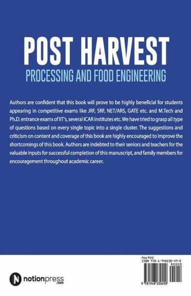 Post Harvest Processing And Food Engineering