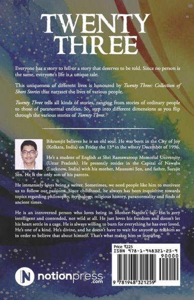 Twenty Three : Collection of short stories