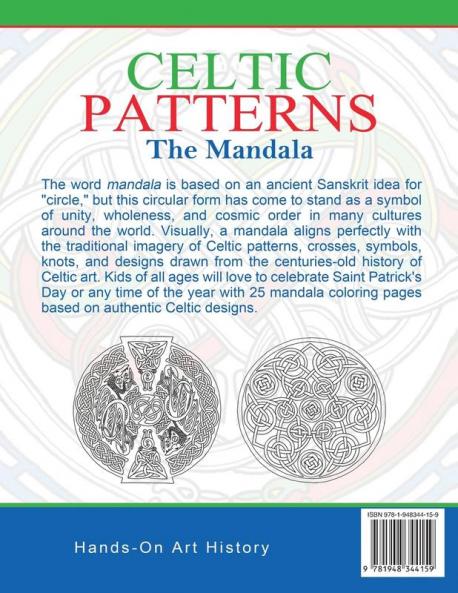 Celtic Mandalas: Coloring Pages for Kids and Kids at Heart: 1 (Celtic Patterns)