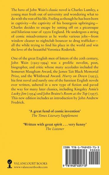 Hurry on Down (Valancourt 20th Century Classics)