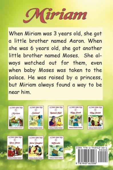 Miriam: 1 (Child's Bible Kids)
