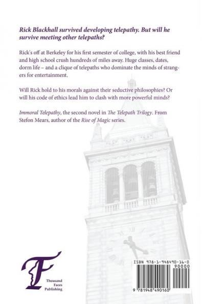 Immoral Telepathy: 2 (The Telepath Trilogy)