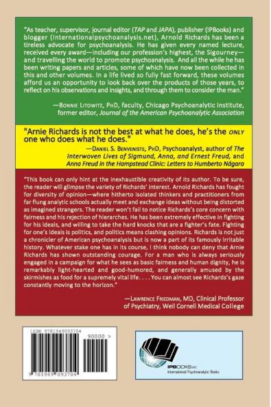 Psychoanalysts at Work: More Selected Papers of Arnold D. Richards Volume 3